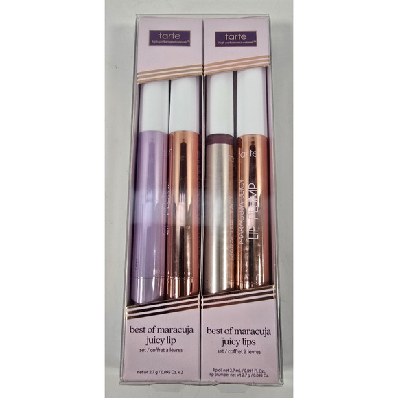 Tarte Limited Edition Best of Maracuja Juicy Lip 4 Piece Set. - Picture 1 of 3
